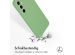 Accezz Liquid Silicone Backcover Samsung Galaxy A35 - Groen