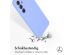 Accezz Liquid Silicone Backcover Samsung Galaxy A55 - Paars