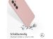 Accezz Liquid Silicone Backcover Samsung Galaxy A55 - Roze