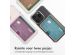 iMoshion Softcase Backcover met pasjeshouder iPhone 15 Pro - Transparant