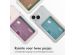 iMoshion Softcase Backcover met pasjeshouder iPhone 14 - Transparant