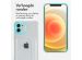 iMoshion Softcase Backcover met pasjeshouder iPhone 12 Mini - Transparant