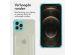iMoshion Softcase Backcover met pasjeshouder iPhone 12 Pro - Transparant