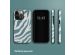 Selencia Vivid Backcover iPhone 13 Pro - Colorful Zebra Pine Blue