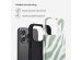Selencia Vivid Backcover iPhone 13 Pro - Colorful Zebra Sage Green