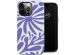 Selencia Vivid Backcover iPhone 14 Pro Max - Modern Bloom Sapphire Blue
