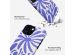 Selencia Vivid Backcover iPhone 13 - Modern Bloom Sapphire Blue