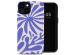 Selencia Vivid Backcover iPhone 13 - Modern Bloom Sapphire Blue