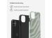 Selencia Vivid Backcover iPhone 11 - Colorful Zebra Sage Green
