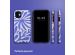 Selencia Vivid Backcover iPhone 11 - Modern Bloom Sapphire Blue