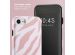 Selencia Vivid Backcover iPhone SE (2022 / 2020) / 8 / 7 / 6(s) - Colorful Zebra Old Pink