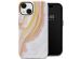 Selencia Vivid Backcover iPhone 14 - Chic Marble Gold