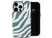 Selencia Vivid Backcover iPhone 14 Pro - Colorful Zebra Pine Blue