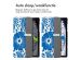 iMoshion Trifold Design Bookcase Samsung Galaxy Tab A9 Plus - Flower Tile