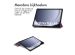 iMoshion Trifold Design Bookcase Samsung Galaxy Tab A9 Plus - Bordeaux Graphic