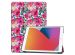 iMoshion Trifold Design Bookcase iPad 7 (2019) / iPad 8 (2020) / iPad 9 (2021) 10.2 inch - Floral Water Color