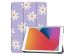 iMoshion Trifold Design Bookcase iPad 7 (2019) / iPad 8 (2020) / iPad 9 (2021) 10.2 inch - Flowers Distance