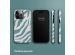 Selencia Vivid Backcover iPhone 14 Pro Max - Colorful Zebra Pine Blue