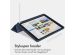 Accezz Smart Silicone Bookcase iPad 9 (2021) 10.2 / iPad 8 (2020) 10.2 / iPad 7 (2019) 10.2 - Donkerblauw