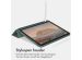 Accezz Smart Silicone Bookcase iPad Air 5 (2022) / iPad Air 4 (2020) - Donkergroen