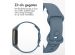 iMoshion Siliconen bandje Fitbit Charge 5 / Charge 6 - Maat S - Official Blue