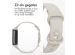 iMoshion Siliconen bandje Fitbit Charge 5 / Charge 6 - Maat L - Apricot