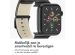 iMoshion Classic lederen bandje Apple Watch Series 1-9 / SE - 38/40/41 mm - Zwart