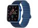 iMoshion Siliconen magnetisch bandje Apple Watch Series 1-9 / SE / Ultra (2) - 42/44/45/49 mm - Donkerblauw