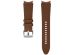 Samsung Originele Hybrid Leather Band 20mm M/L Galaxy Watch Active 4 / Active 2 - Camel