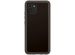 Samsung Originele Silicone Clear Cover Galaxy A03 - Zwart