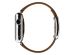 Apple Leather Band Modern Buckle Apple Watch Series 1-9 / SE - 38/40/41 mm - Maat M - Brown