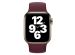Apple Solobandje Apple Watch Series 1-9 / SE - 38/40/41 mm - Maat 9 - Plum