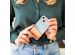 Selencia Aurora Fashion Backcover iPhone SE (2022 / 2020) / 8 / 7 - Duurzaam hoesje - 100% gerecycled - Sky Sunset Multicolor