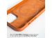 Accezz Leather Backcover met MagSafe iPhone 12 (Pro) - Bruin