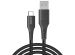 Accezz USB-C naar USB kabel Samsung Galaxy A14 (4G) - 2 meter - Zwart