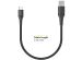 Accezz USB-C naar USB kabel iPhone 15 Pro Max - 0,2 meter - Zwart