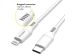Accezz Lightning naar USB-C kabel iPhone X - MFi certificering - 2 meter - Wit