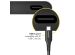 Accezz USB-C naar USB-C kabel iPhone 15 Plus - 0,2 meter - Zwart