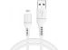 iMoshion Lightning naar USB kabel iPhone 11 Pro Max - MFi certificering - Gevlochten textiel - 1,5 meter - Wit
