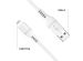 iMoshion Lightning naar USB kabel iPhone 8 - MFi certificering - Gevlochten textiel - 3 meter - Wit