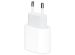 Apple Originele USB-C Power Adapter iPhone 15 - Oplader - USB-C aansluiting - 20W - Wit