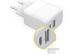Accezz Wall Charger Samsung Galaxy S23 Ultra - Oplader - USB-C en USB aansluiting - Power Delivery - 20 Watt - Wit