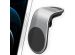 Accezz Telefoonhouder auto iPhone 12 Pro Max - Universeel - Ventilatierooster - Magnetisch - Zilver