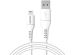 Accezz Wall Charger met Lightning naar USB kabel iPhone 14 - Oplader - MFi certificering - 20 Watt - 1 meter - Wit