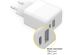 Accezz Wall Charger met Lightning naar USB kabel iPhone Xs Max - Oplader - MFi certificering - 20 Watt - 1 meter - Wit