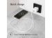 Accezz Wall Charger met Lightning naar USB kabel iPhone 14 Pro - Oplader - MFi certificering - 20 Watt - 1 meter - Wit