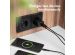 iMoshion Wall Charger met USB-C naar USB kabel Samsung Galaxy A53 - Oplader - Gevlochten textiel - 20 Watt - 1,5 meter - Zwart