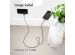 iMoshion Braided USB-C naar USB kabel Samsung Galaxy A34 (5G) - 1 meter - Zwart