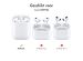 iMoshion Hardcover Case AirPods 1 / 2 - Geel