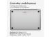 Selencia Glitter Cover MacBook Pro 16 inch (2021) / Pro 16 inch (2023) M3 chip - A2485 / A2780 / A2919 - Transparant